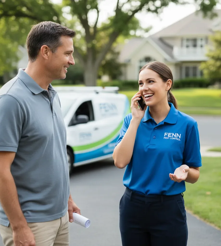 Fenn Pest Control customer support in Hallstead